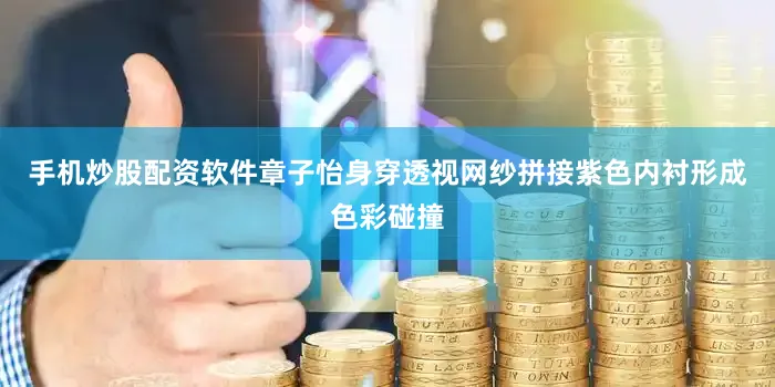 手机炒股配资软件章子怡身穿透视网纱拼接紫色内衬形成色彩碰撞