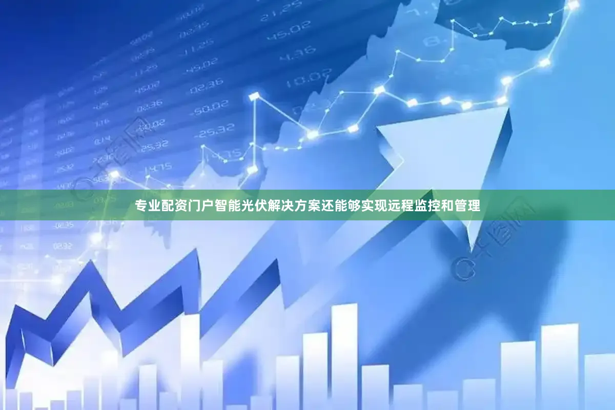 专业配资门户智能光伏解决方案还能够实现远程监控和管理